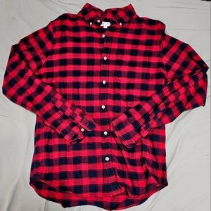 NWT GAP Medium Plaid Button Down Shirt